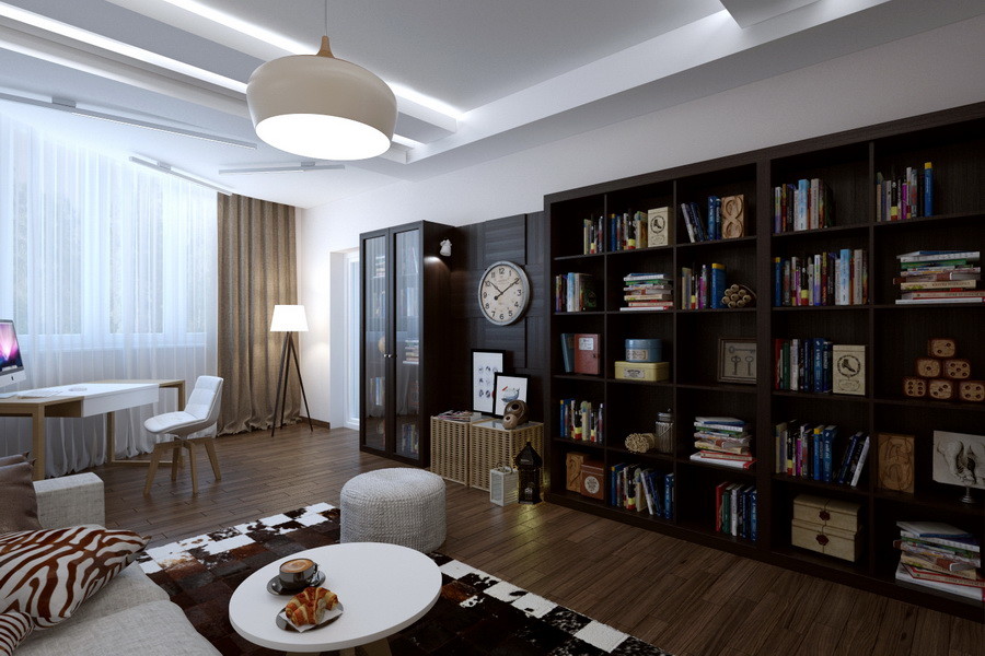 Дизайн интерьера дома "Африканский мотив"