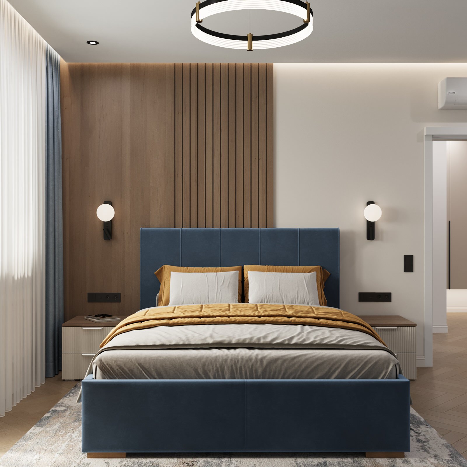 Дизайн квартиры во вторичном фонде, Кантемировская, Москва