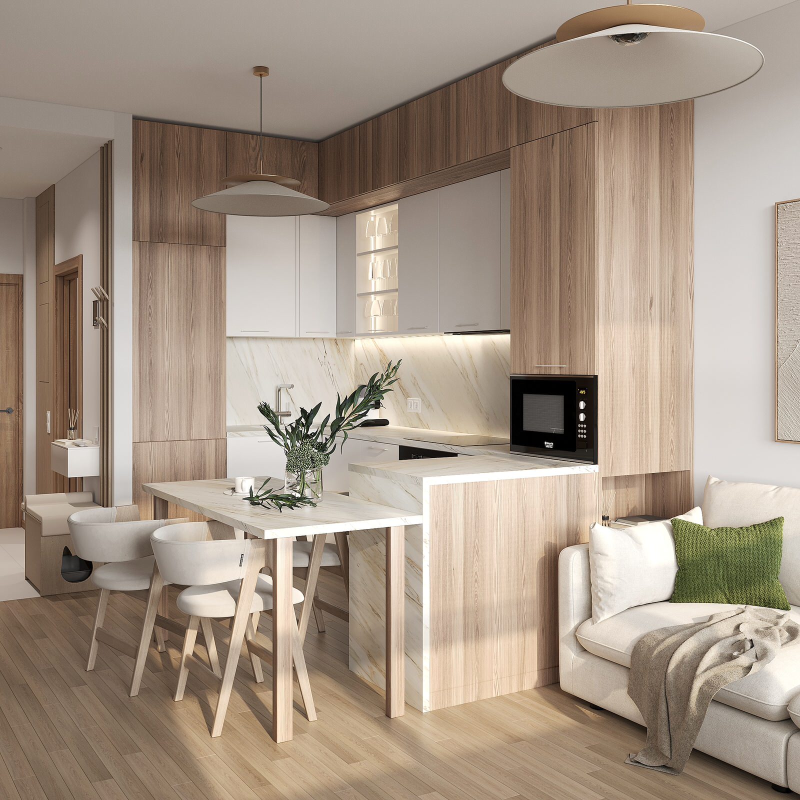 Обложка проекта: Квартира в ЖК Life-Варшавская г. Москва