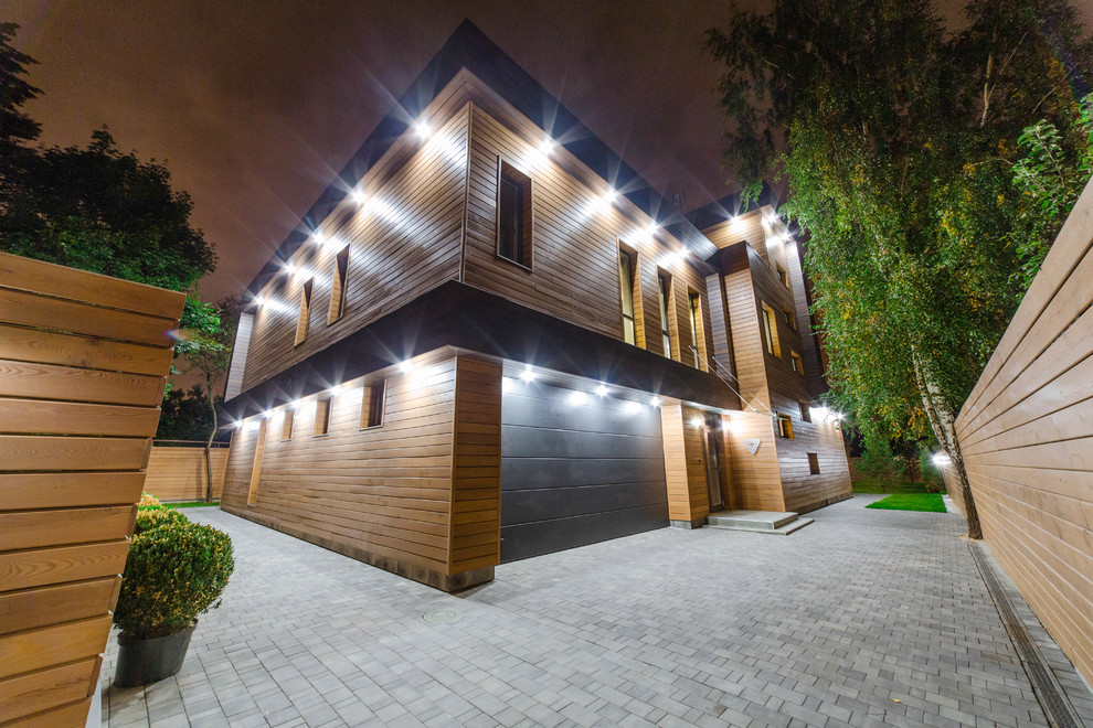 Эко-урбанистический дом с эксплуатируемой кровлей: проект Норден (461 кв.м.)