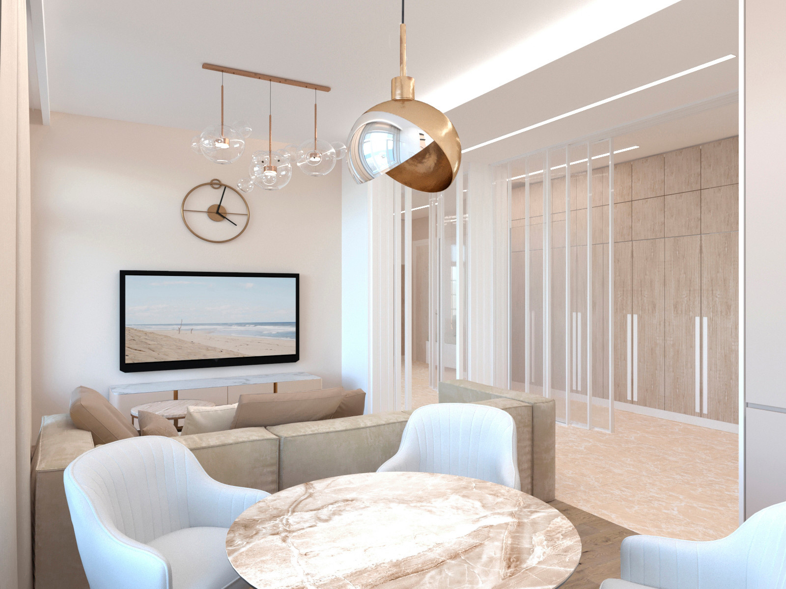 "Долгая дорога в дюнах". 2-х комнатная квартира.