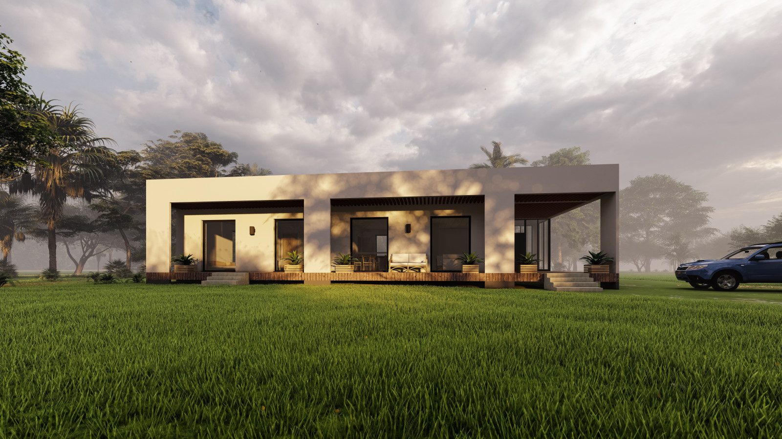 Обложка проекта: Одноэтажный частный дом