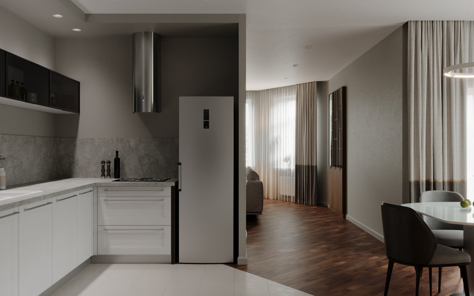 Обновление кухни-гостиной