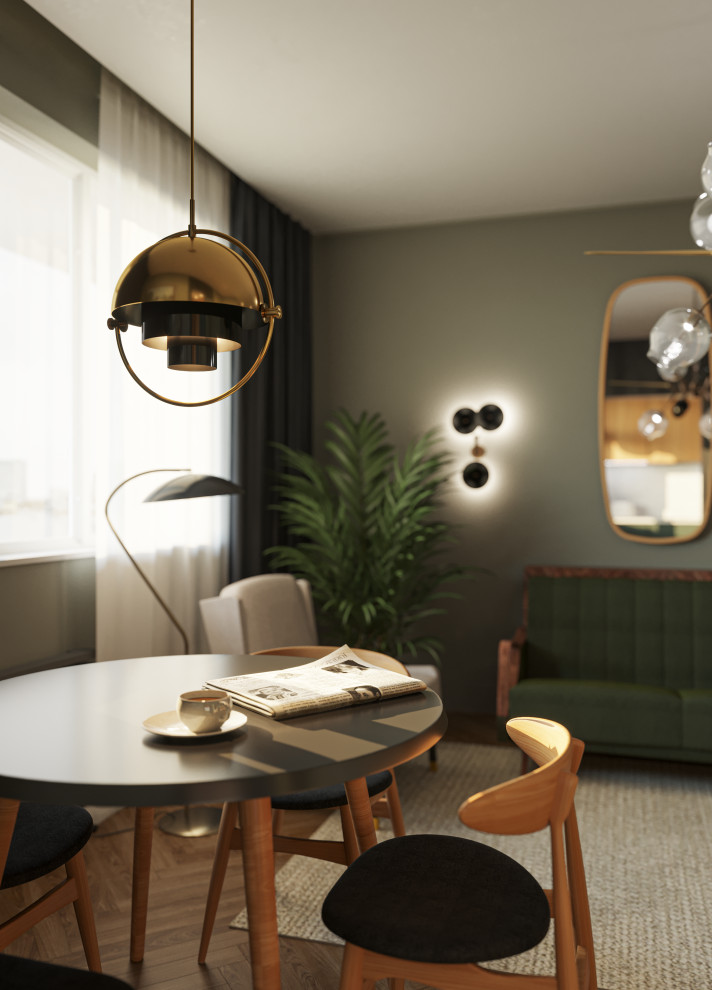 дизайн-проект в стиле mid-century