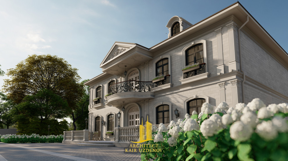 Проект дома в стиле Французский ренесанс