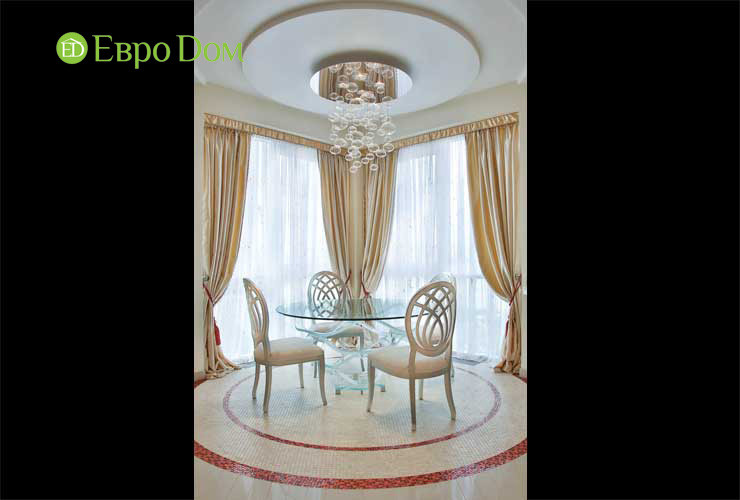 Ремонт трехкомнатной квартиры 232 кв. м в стиле эклектика. Фото проекта