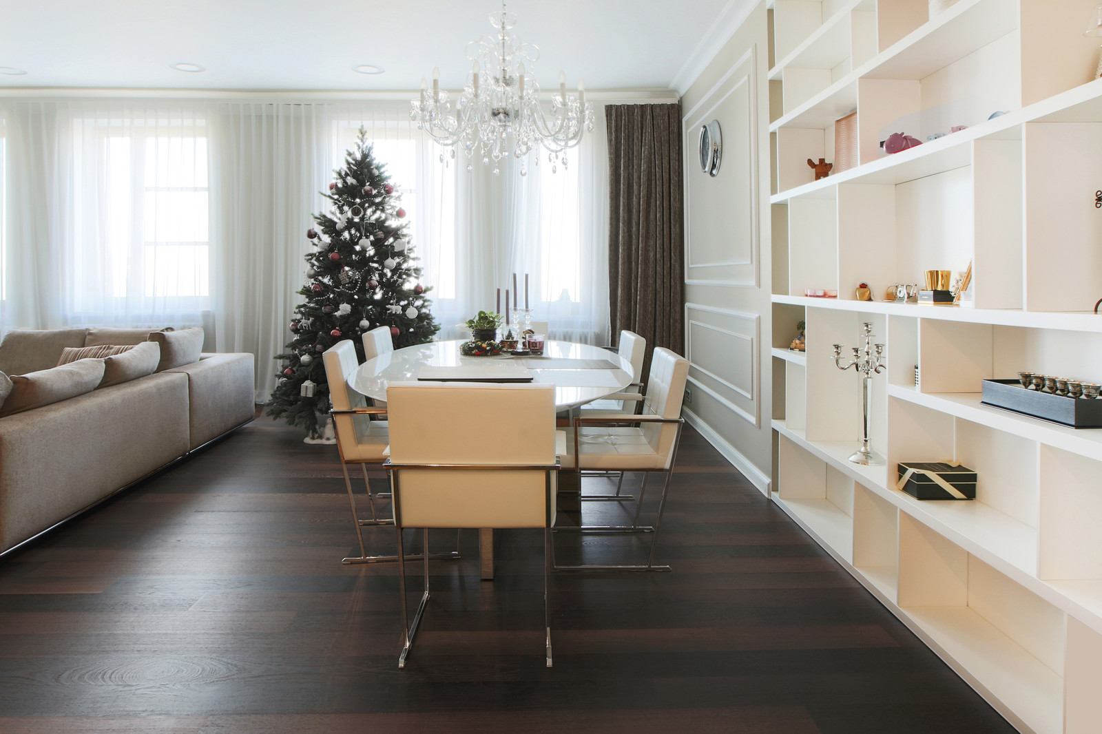 Квартира в стиле современной классики 195м2