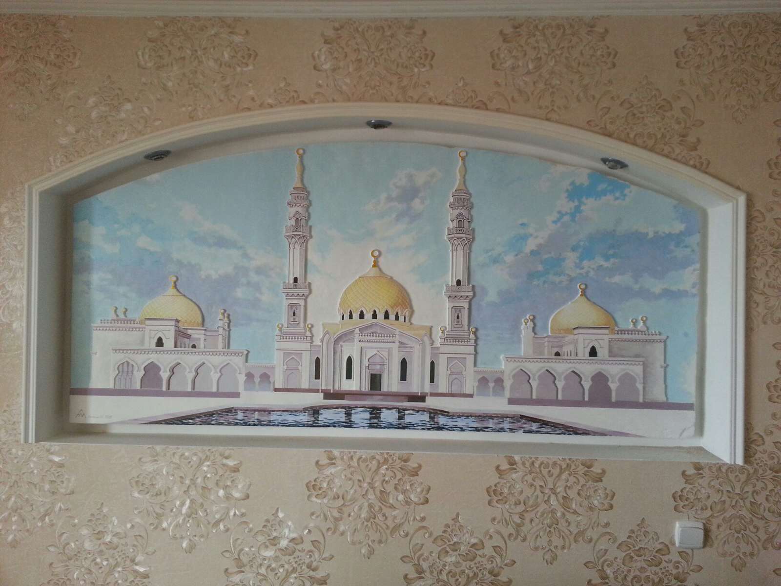 Обложка проекта: Барельефное панно Белая мечеть в Булгарах