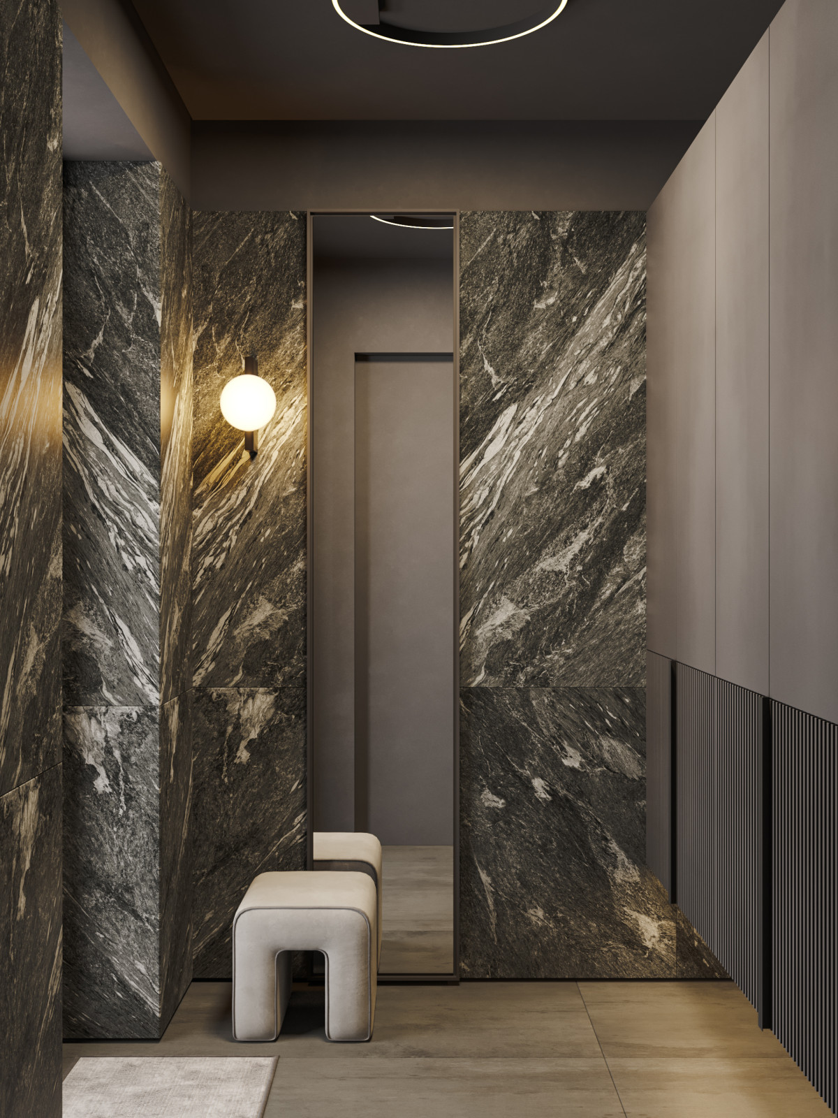 Интерьер частного бассейна