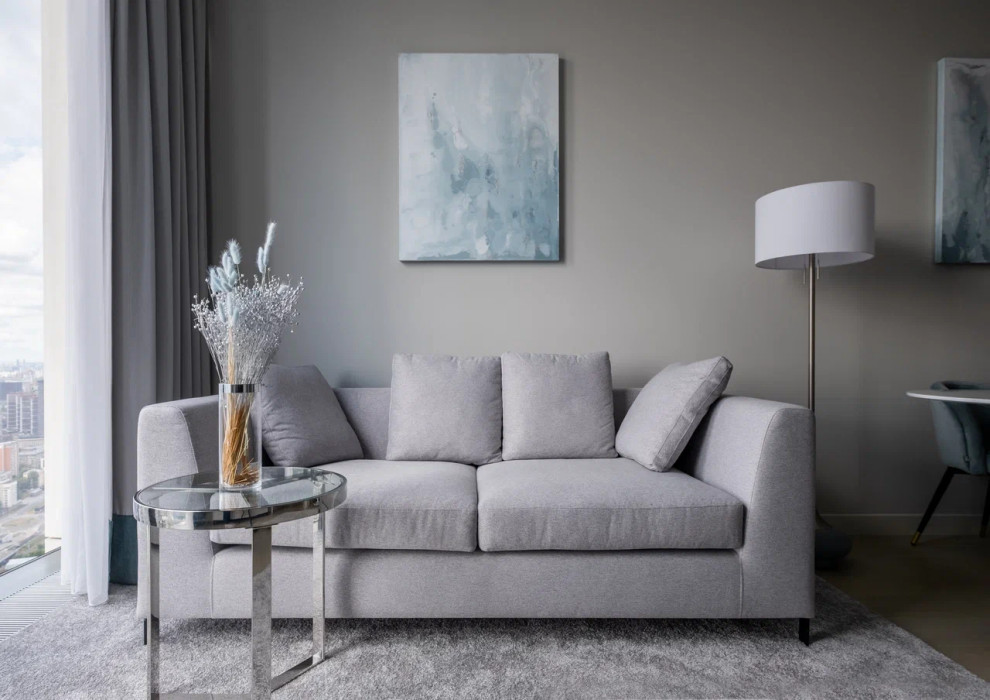 Дизайн интерьера апартаментов в Neva Towers, Москва-Сити (70 м2)