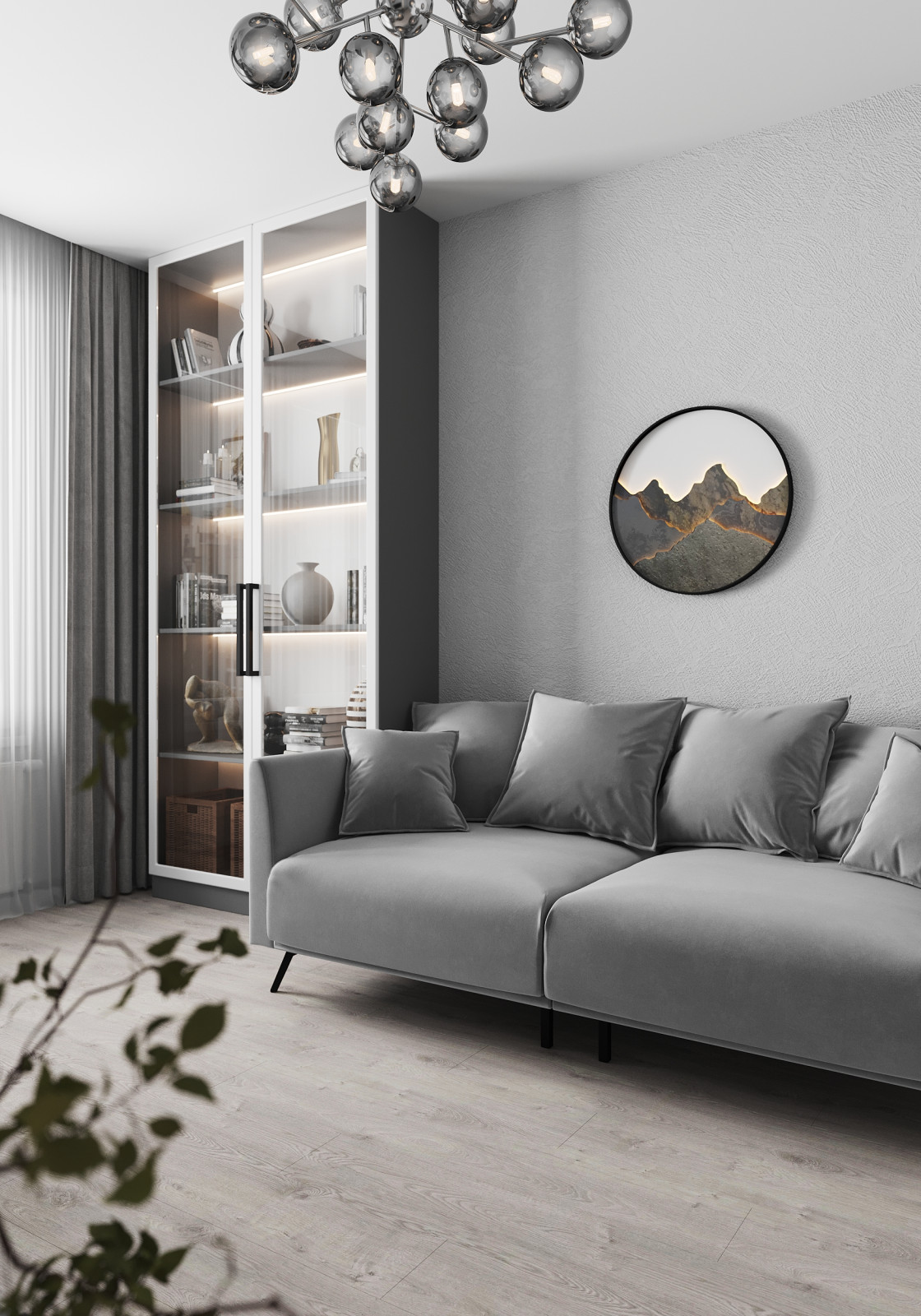 Обложка проекта: Дизайн квартиры ЖК "Петровский Квартал"