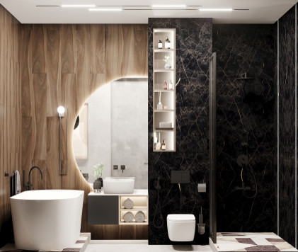 Визуализации действующего проекта в ЖК Сердце столицы