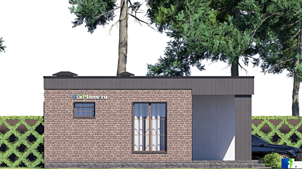 Проект одноэтажного дома 9х14м S81м2 F-14921