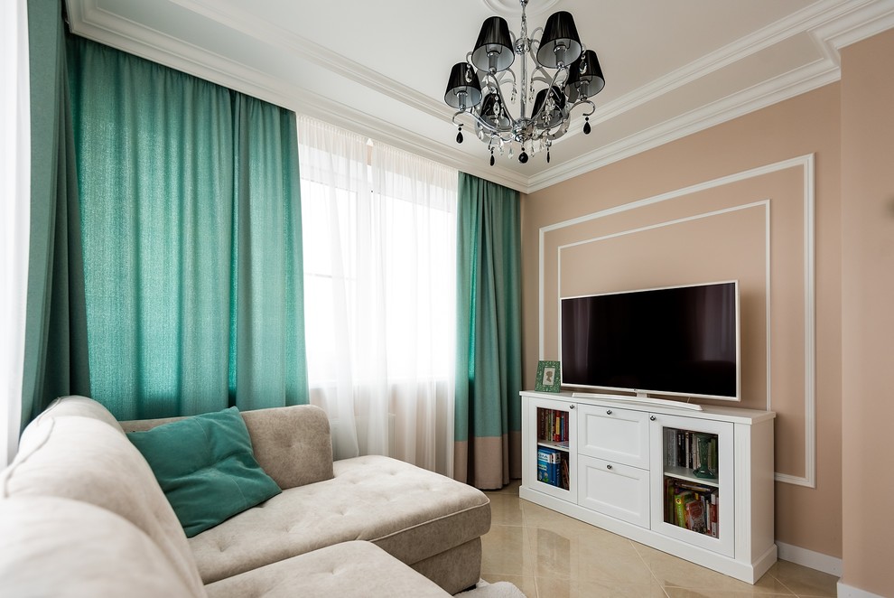 Гостиная-кухня ЖК "Аристократ"