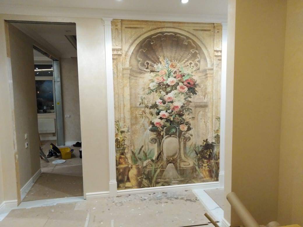 Фото с проектов в процессе монтажа