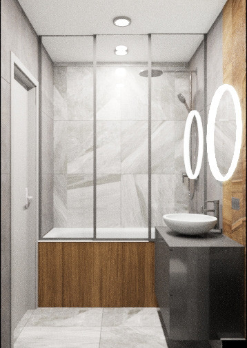 Обложка проекта: 2-х комнатная квартира на Заводском шоссе