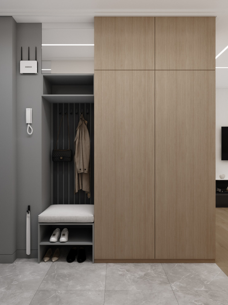 Интерьер квартиры-студии в ЖК Первый квартал