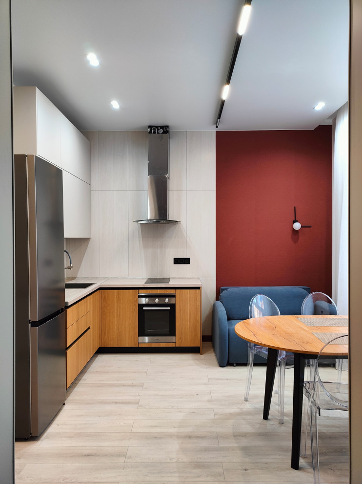 Маленькая, но яркая квартира студия