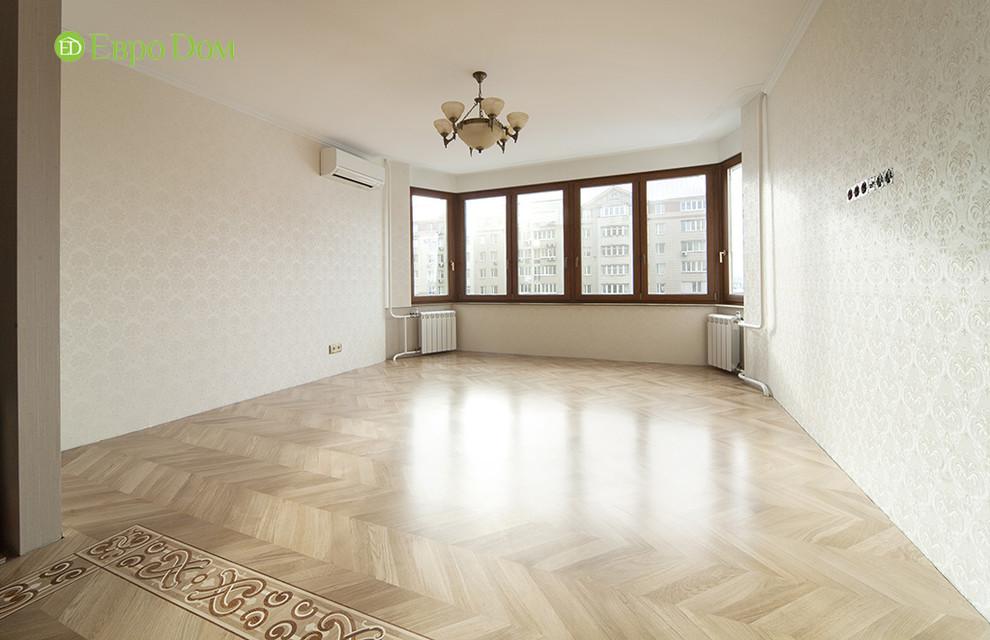 Ремонт трехкомнатной квартиры 74 кв. м в стиле неоклассика