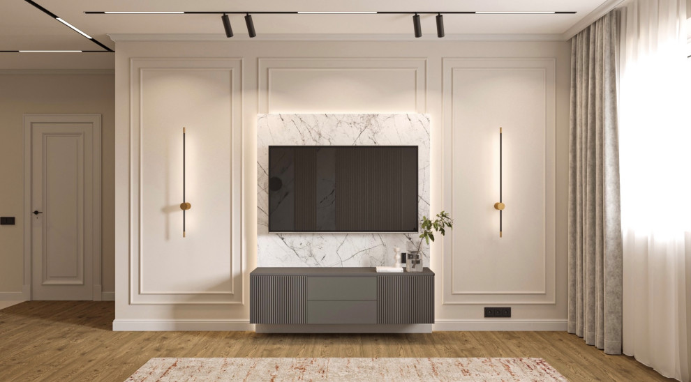 Гостиная в стиле Современная классика в г. Краснодаре