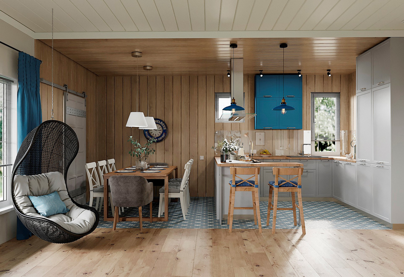 загородный дом в московской области.