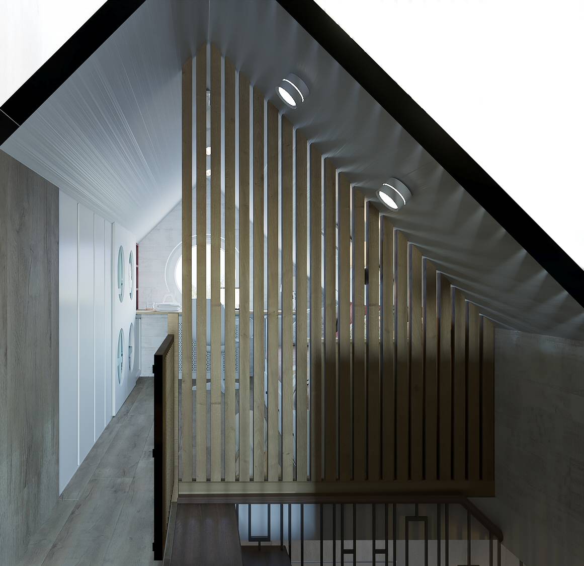 Детская- игровая на мансардном этаже