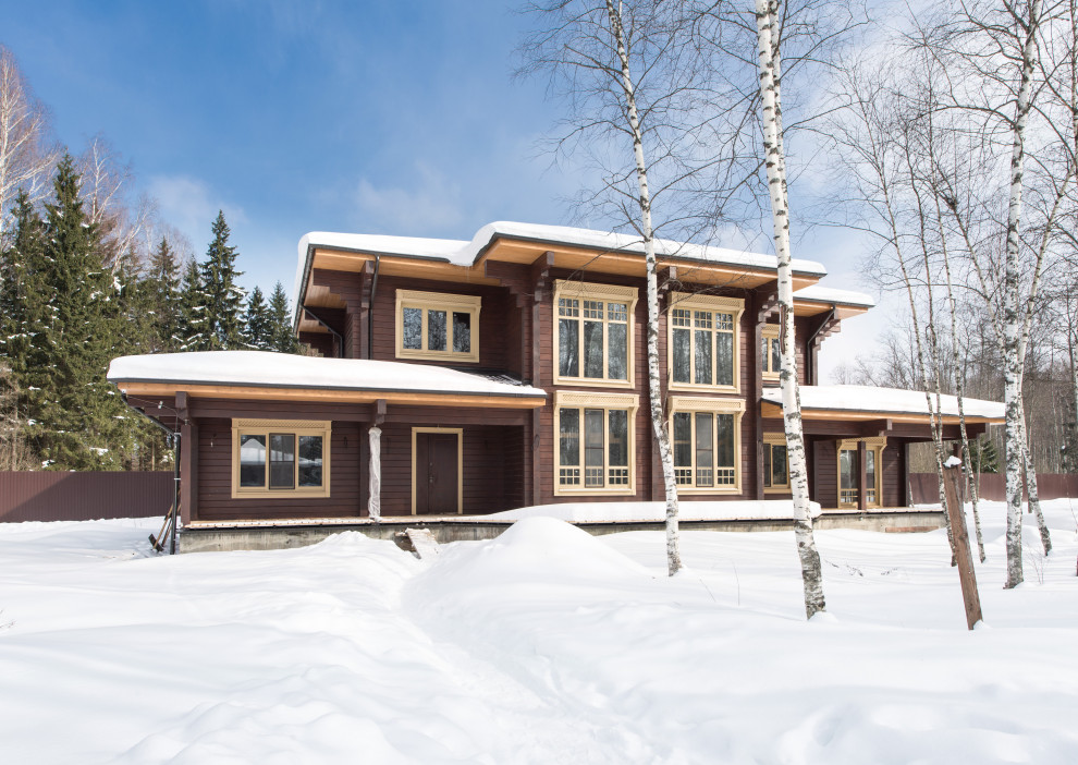 Обложка проекта: Дом из клееного бруса К-361