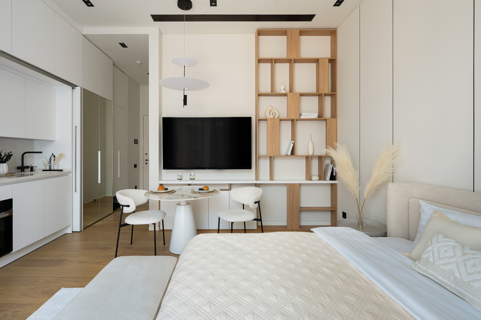 Обложка проекта: Уютная студия для долгосрочной аренды в ЖК Roza Rossa