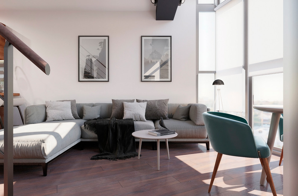 Обложка проекта: Двухуровневая квартира на Неве