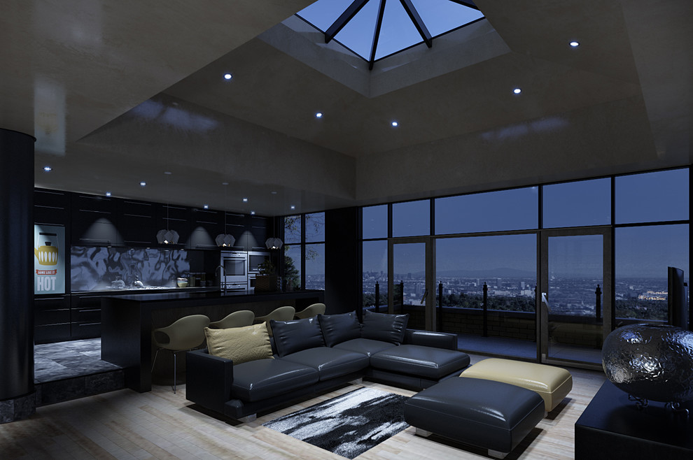 Визуализация пентхауса (вечер)