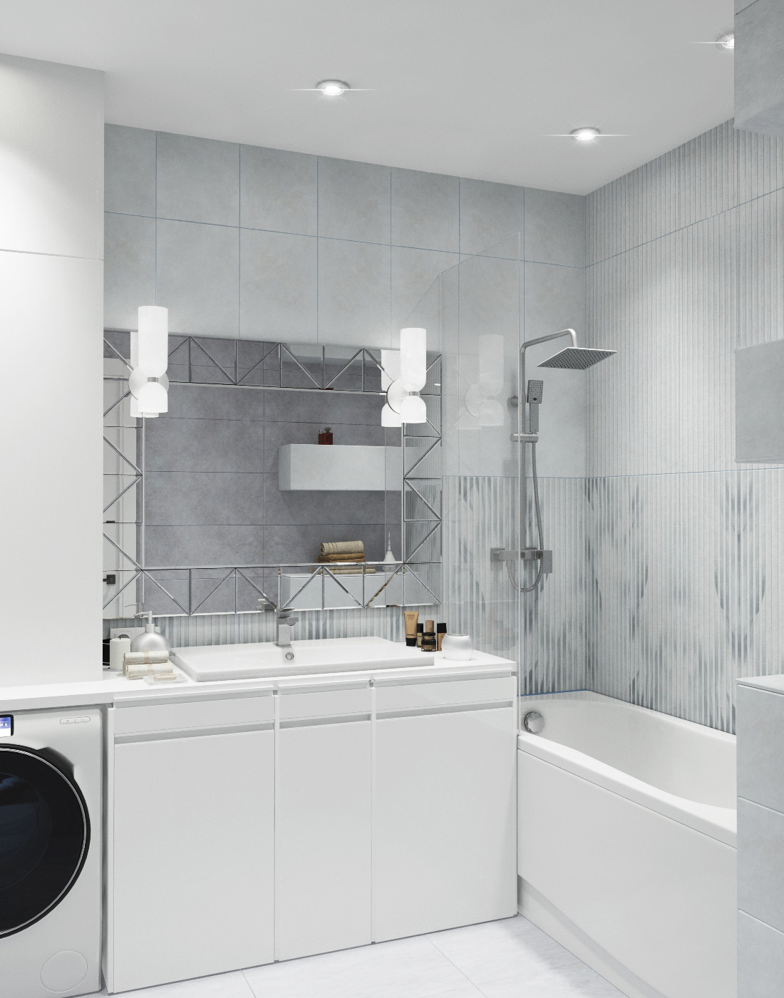 Обложка проекта: Квартира с совмещением стилей