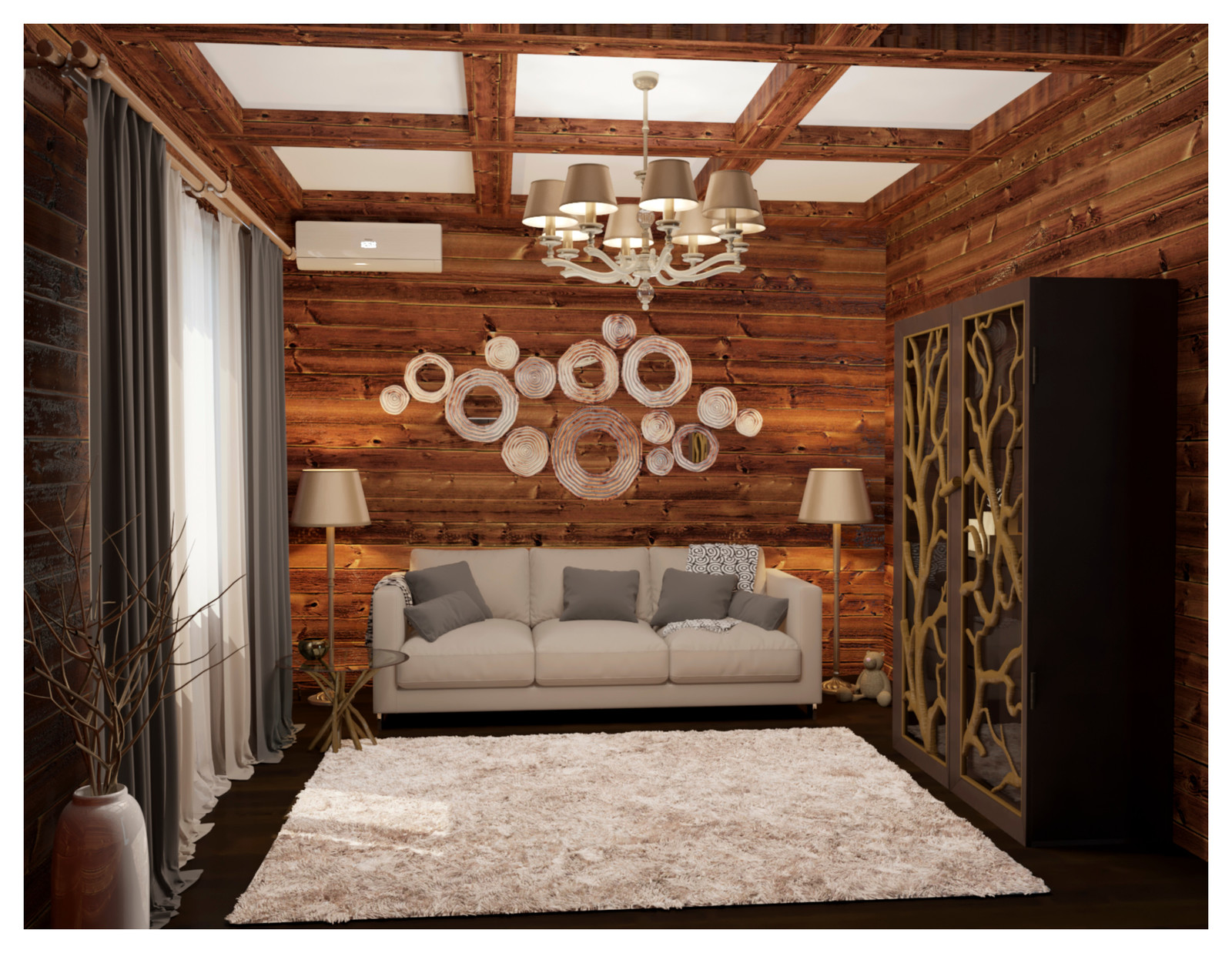 Деревянный дом в стиле "Шале" в д.Завидово Тверской области