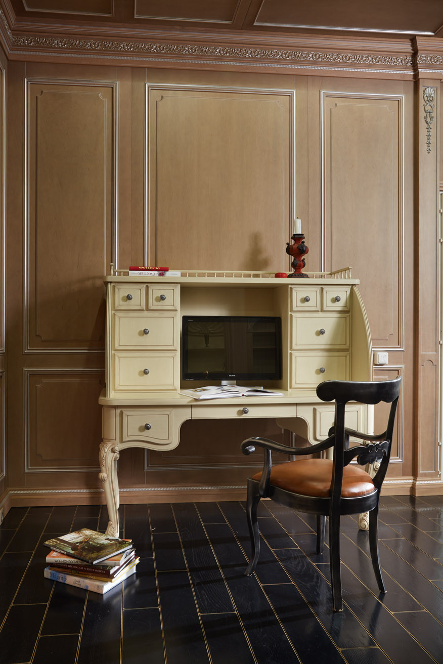 Каминный зал в классическом исполнении.