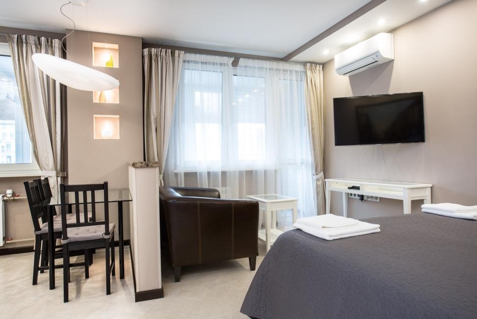 Современная маленькое пространство