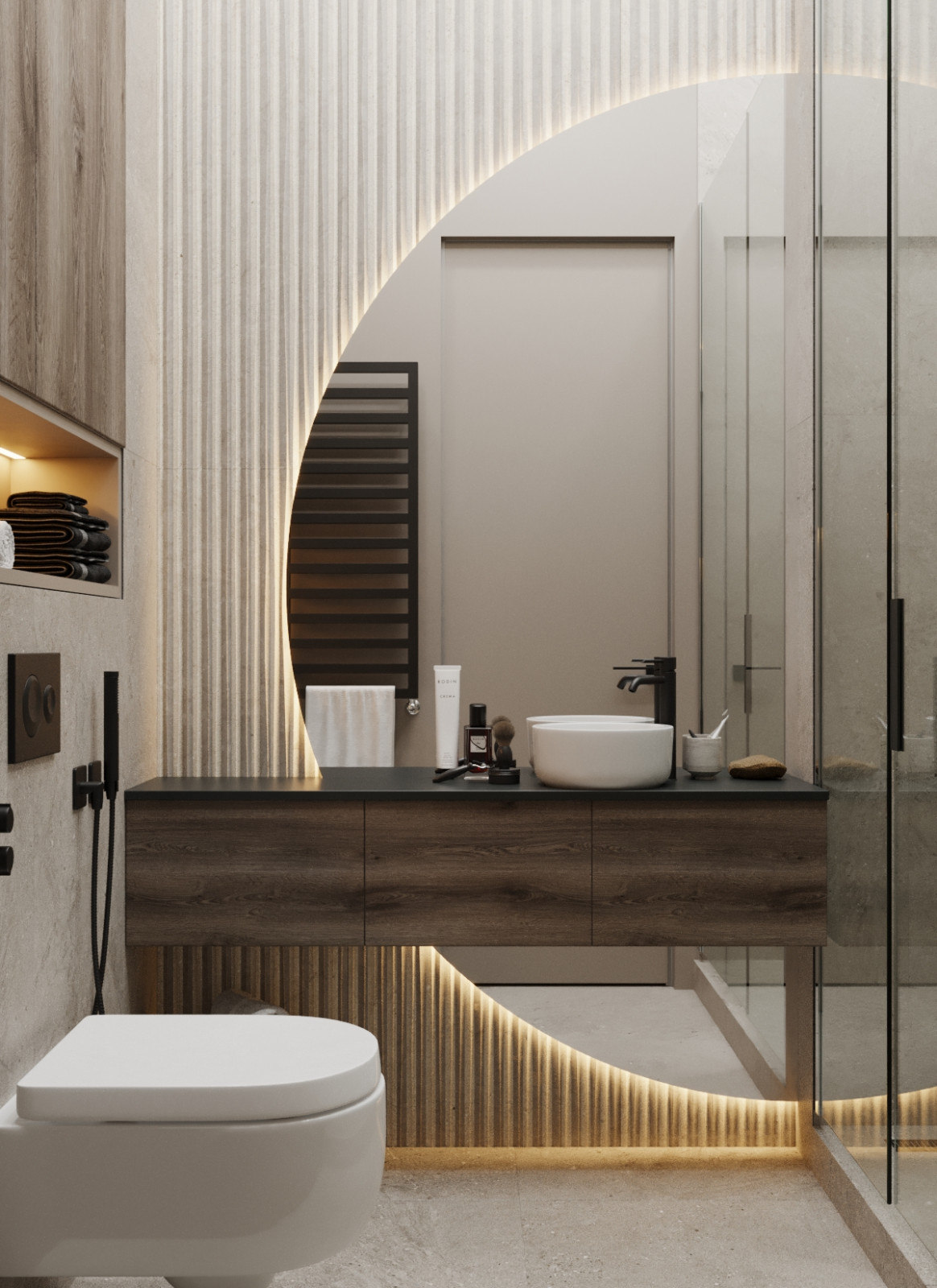 Квартира в серых тонах