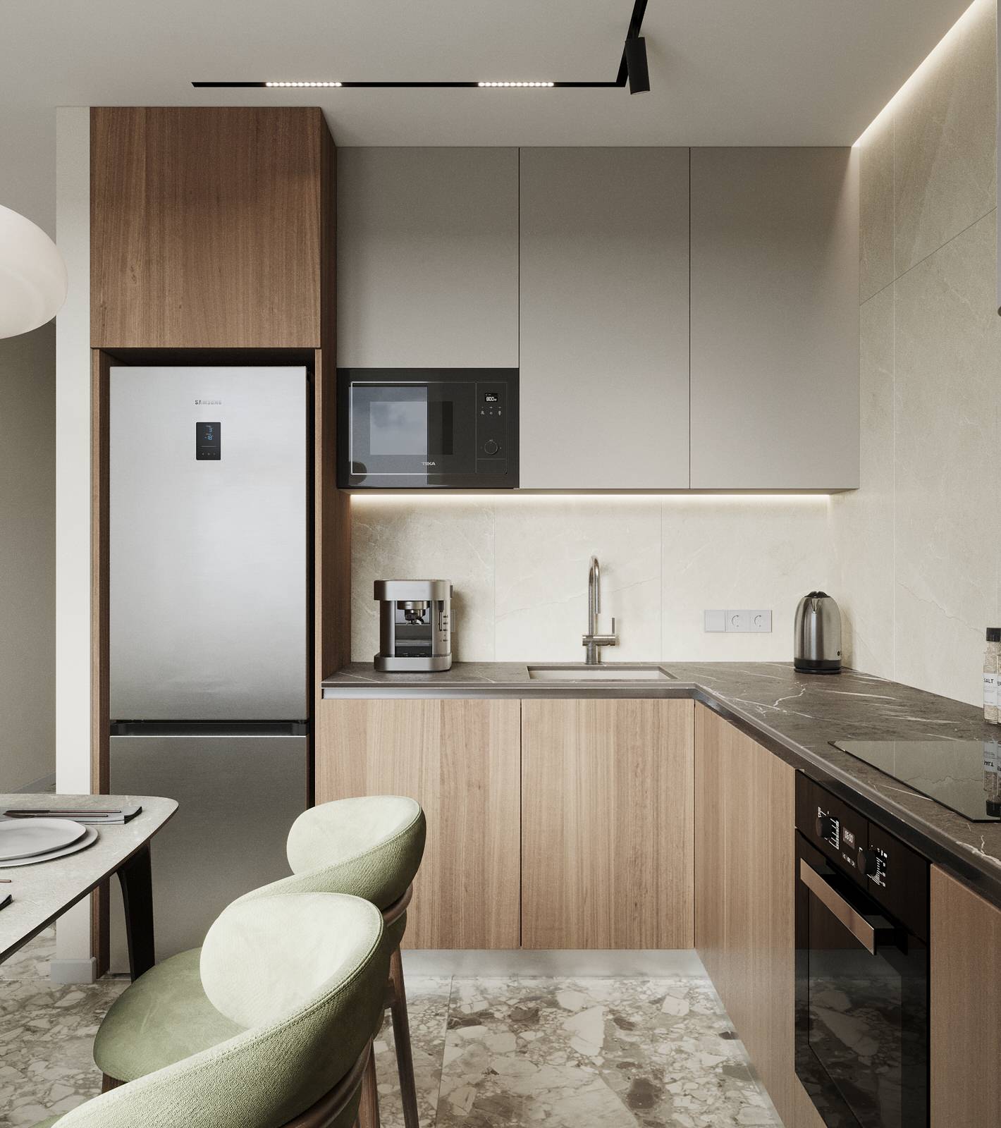 Интерьер квартиры в ЖК Корица