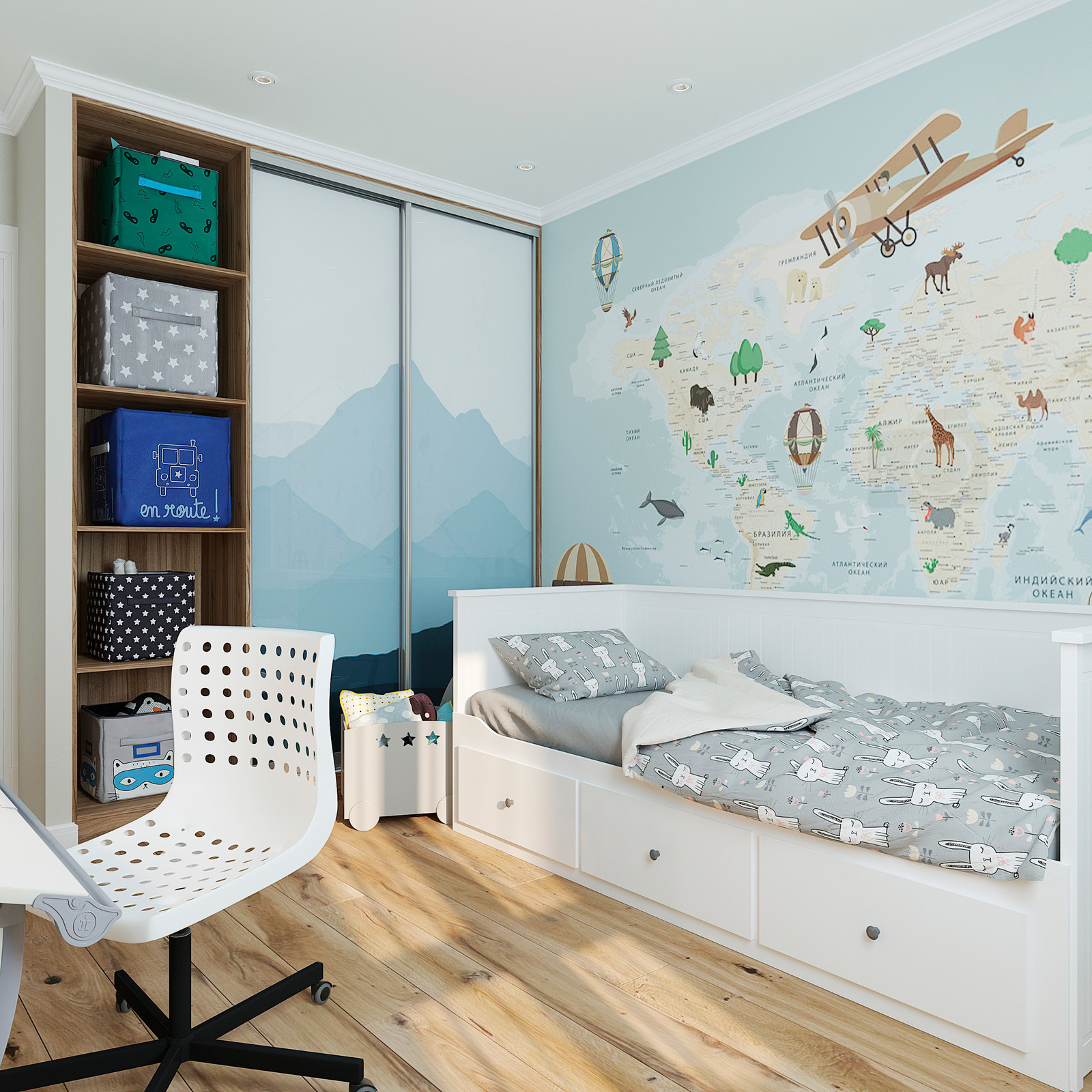 Дизайн трех комнатной квартиры в ЖК Комсомолец