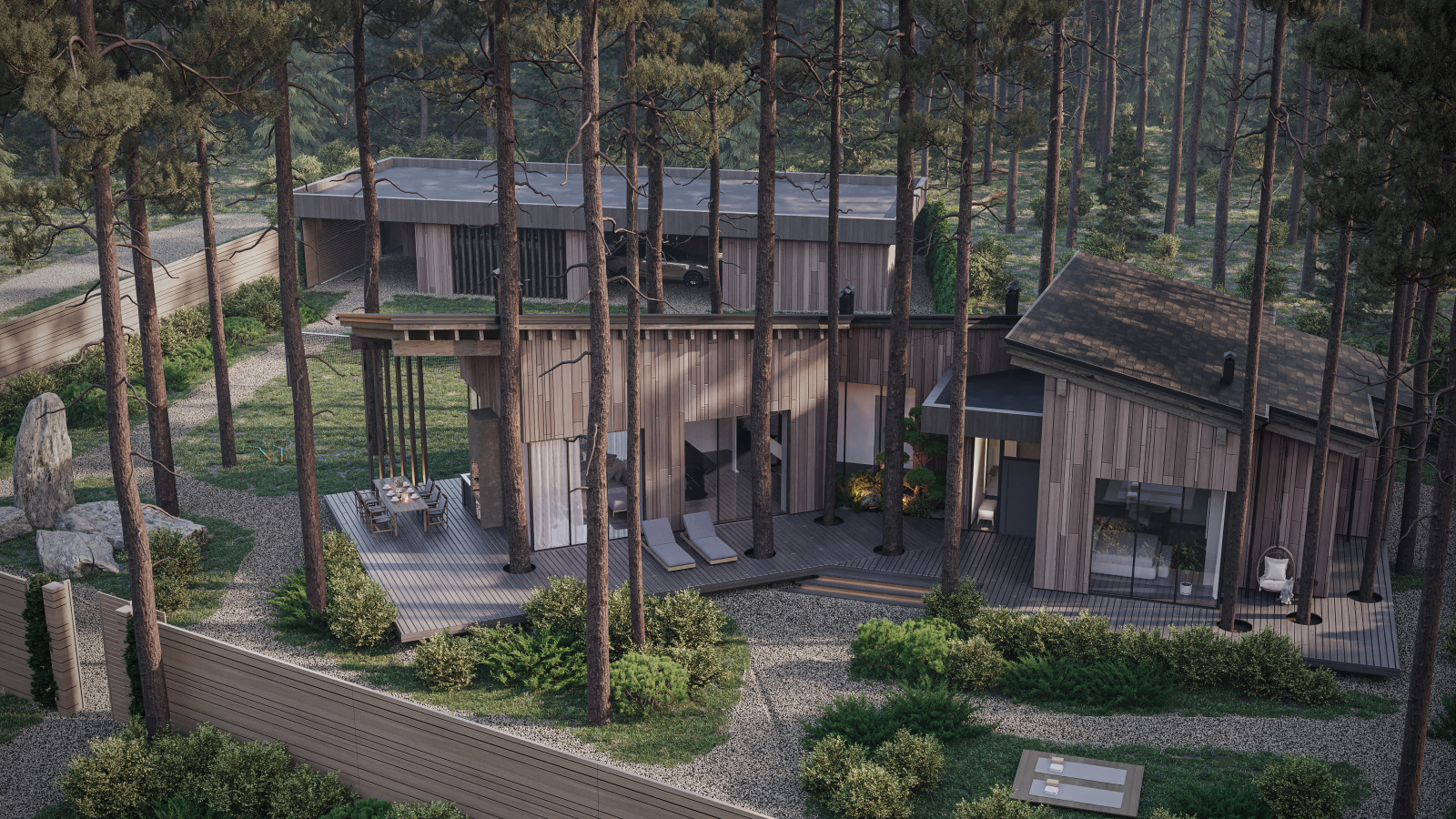 Обложка проекта: Загородный дом в экостиле