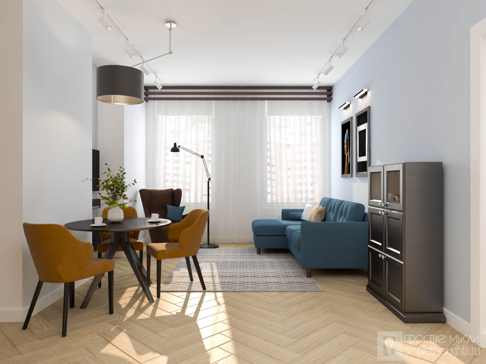 Обложка проекта: 71 кв м в ЖК 1147 Москва