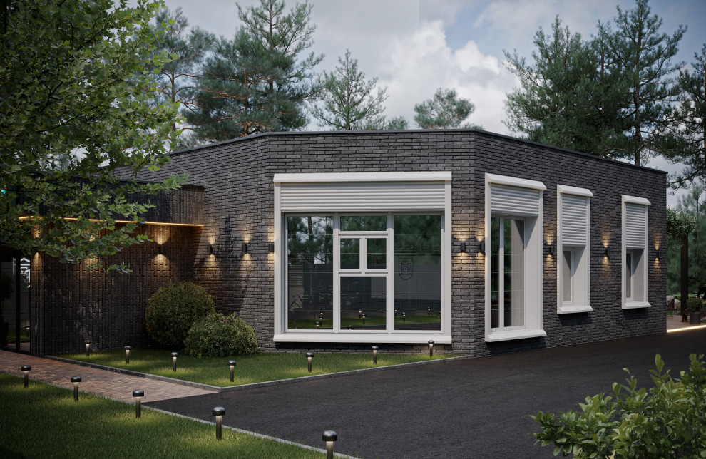 Фасады офисного здания в Московской области