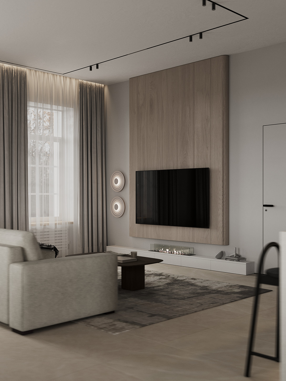 Проект интерьера для дома в коттеджном поселке "Ингардия"