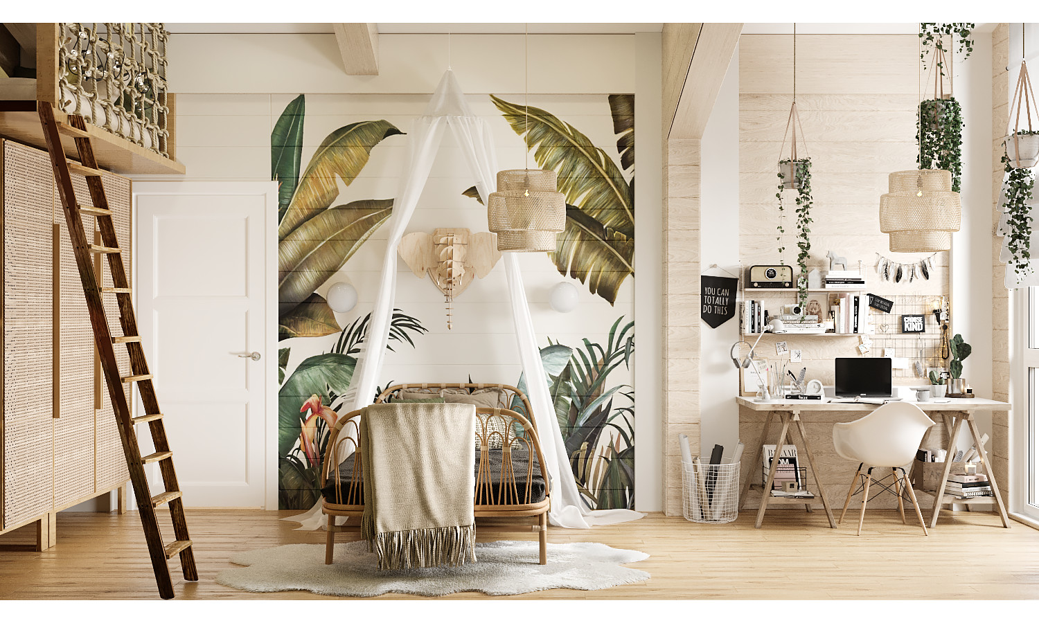 Детская комната для мальчика #oh_jungle_room