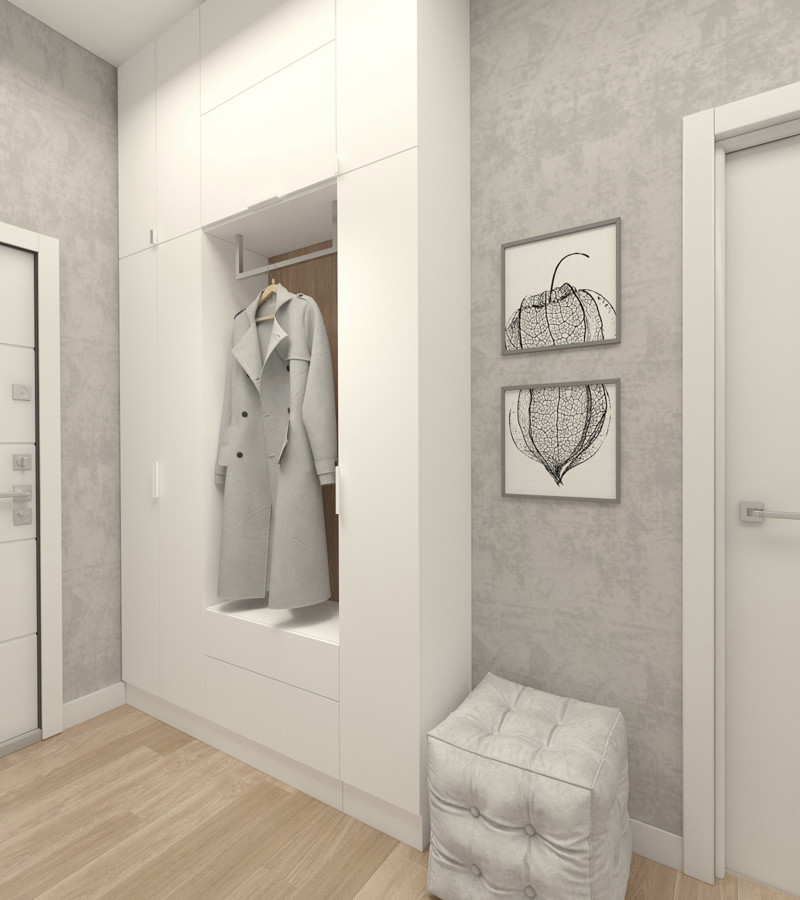 Дизайн-проект интерьеров помещений загородного дома, проектируемая площадь 70,0