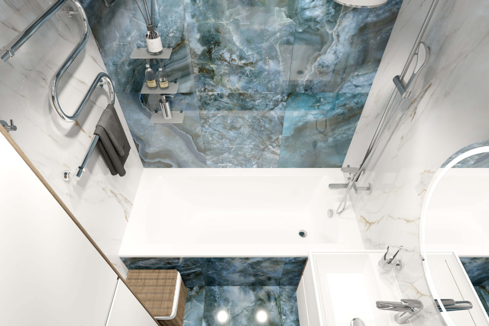 Трехкомнатная квартира 78 м2 в современном стиле, в доме серии П-44