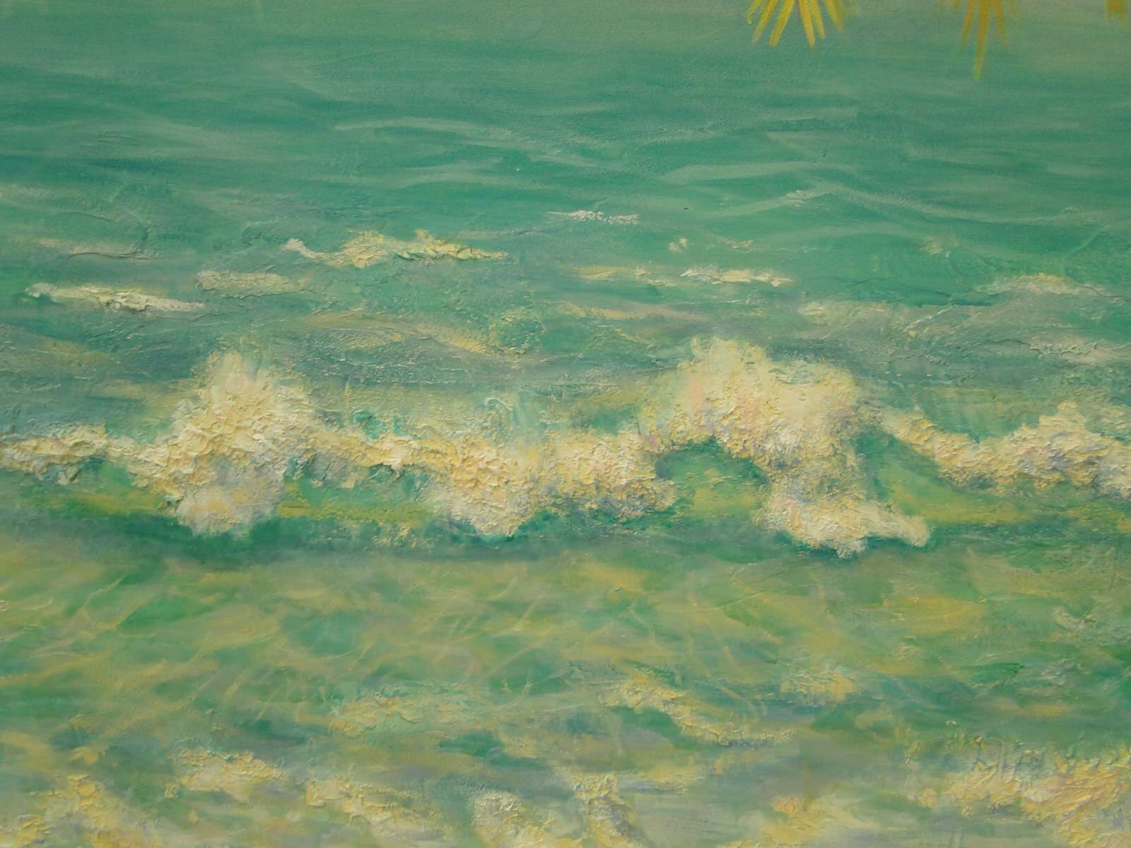 Роспись стен бассейна "Золотой берег"