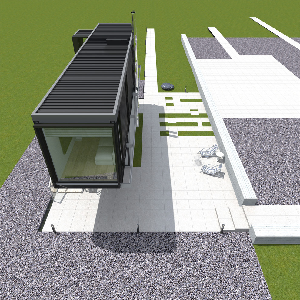 Обложка проекта: Малый гостевой дом из грузовых морских контейнеров