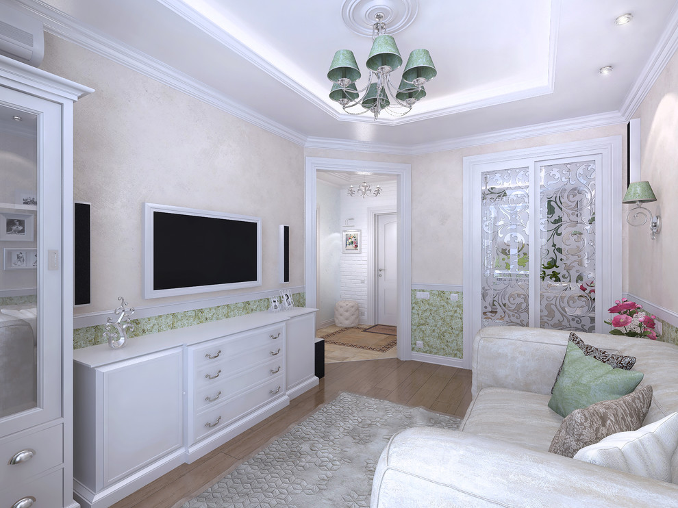 Дизайн интерьера однокомнатной квартиры в Нижнем Новгороде