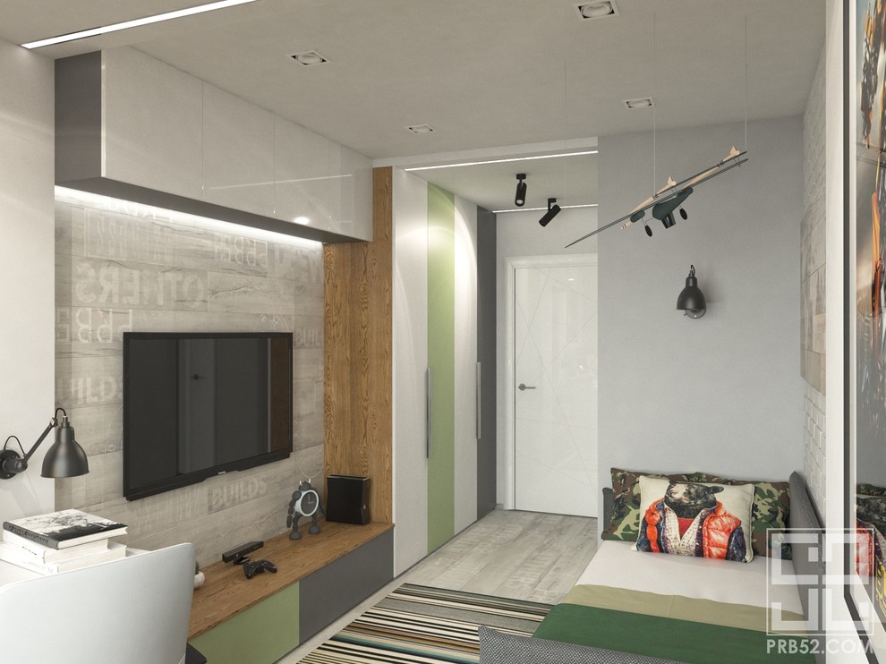 Проект интерьера квартиры в ЖК "Каскад"