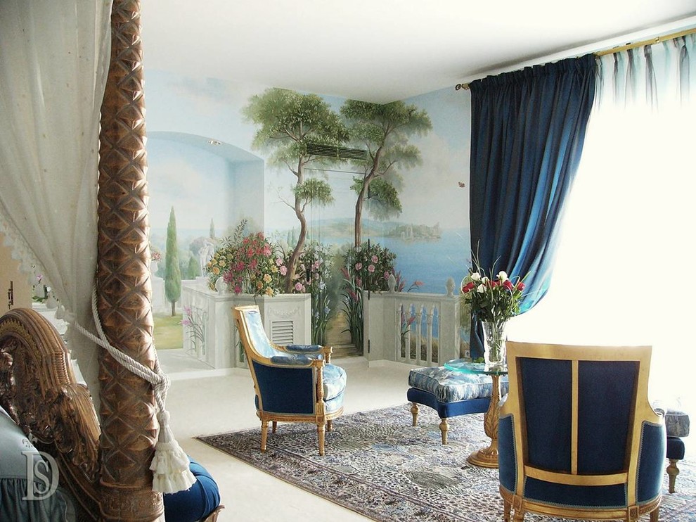 Спальня в средиземноморском стиле