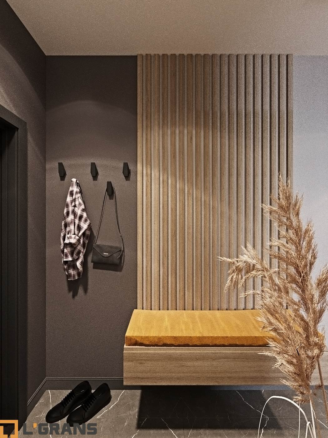 Дизайн проект интерьера 3к. квартиры ул. Советская